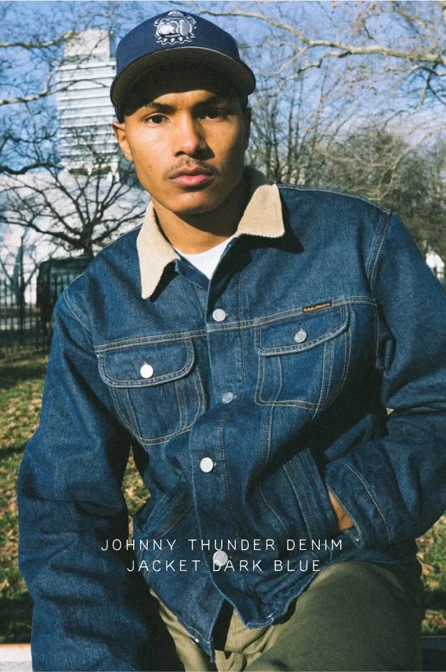 Johnny Thunder Denim Jacket Dark Blue