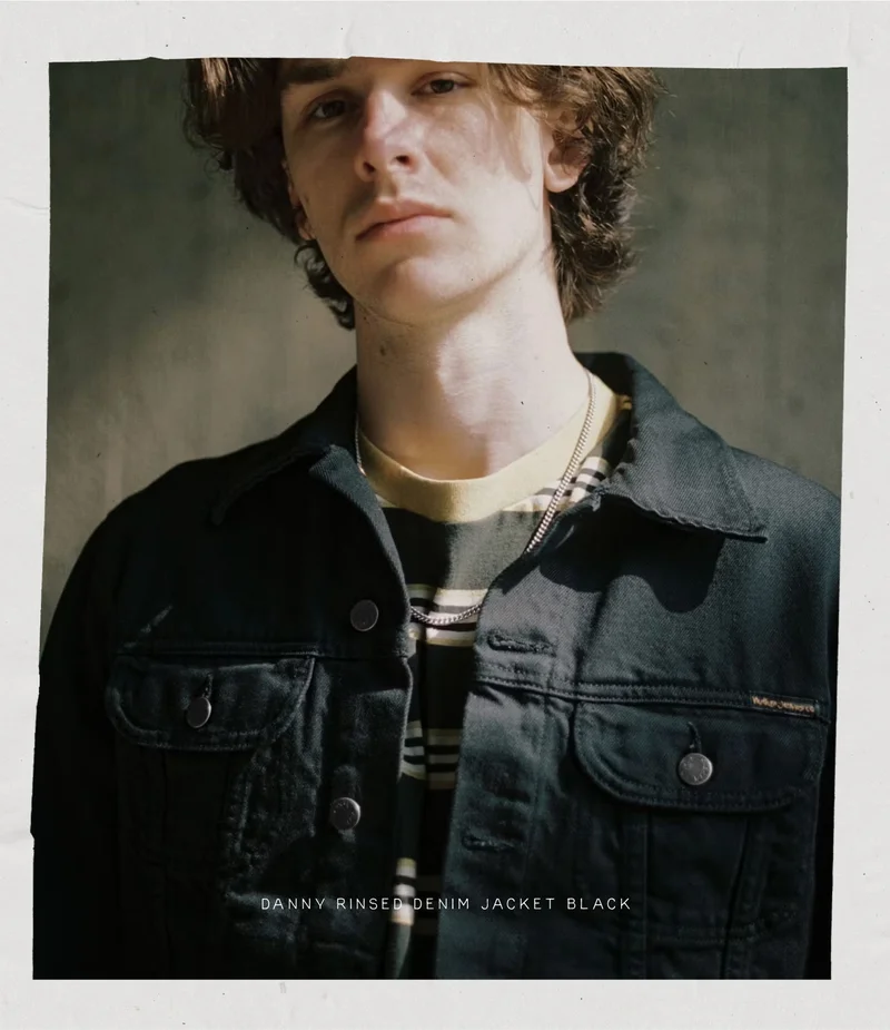Danny Rinsed Denim Jacket Black