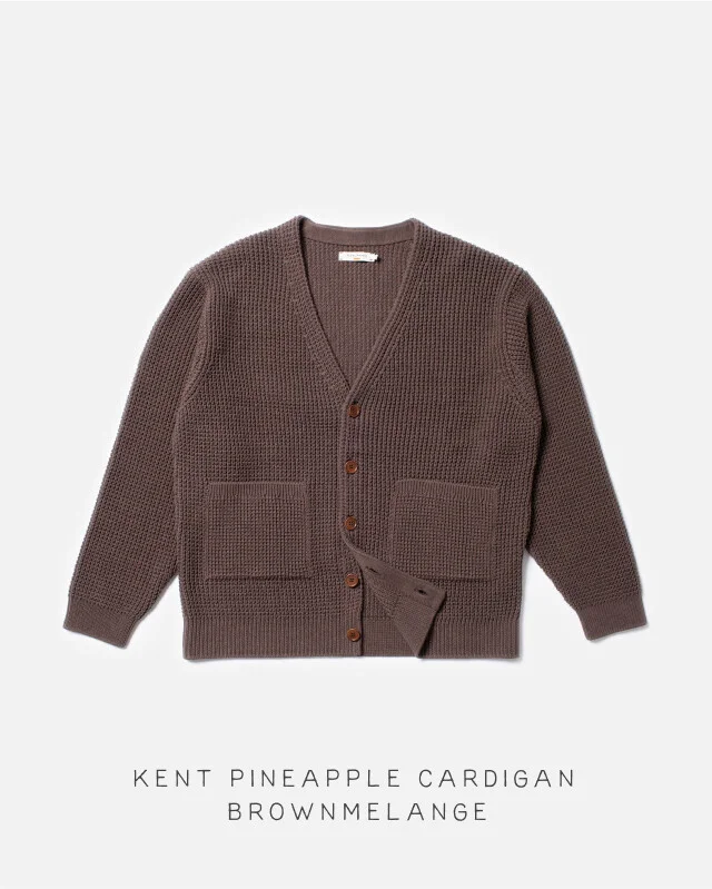 Kent Pineapple Cardigan Brownmelange