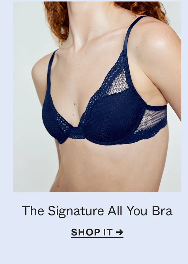 Signature All You Bra Navy