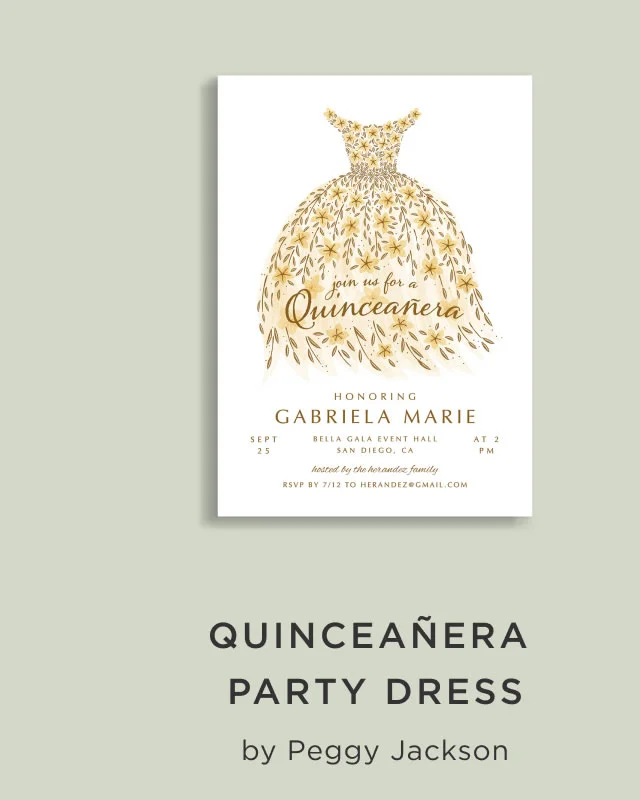 Quinceañera Party Dress