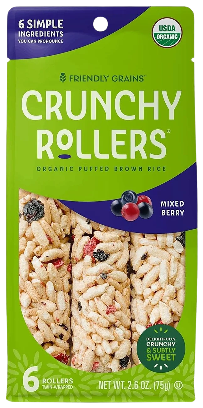 <span style="font-weight: 700; font-style: normal; text-decoration: none; font-family: Vulf_Sans-Medium, Helvetica Neue, Arial, sans-serif; font-size: 16px; line-height: 20px">Friendly Grains</span><span style="font-style: normal; text-decoration: none; font-family: Vulf_Sans-Medium, Helvetica Neue, Arial, sans-serif; font-size: 16px; line-height: 20px"> Mixed Berry Crunchy Rice Rollers</span>