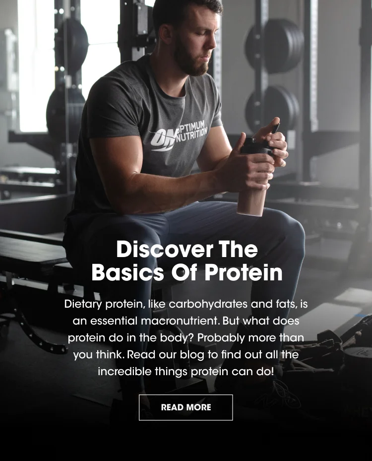 Discover The Basics of Protein. Dietary protein, like carbohydrates and fats, is an essential macronutrient. But what does protein do in the body? Probably more than you think. Read our blog to find out all the incredible things protein can do! READ MORE