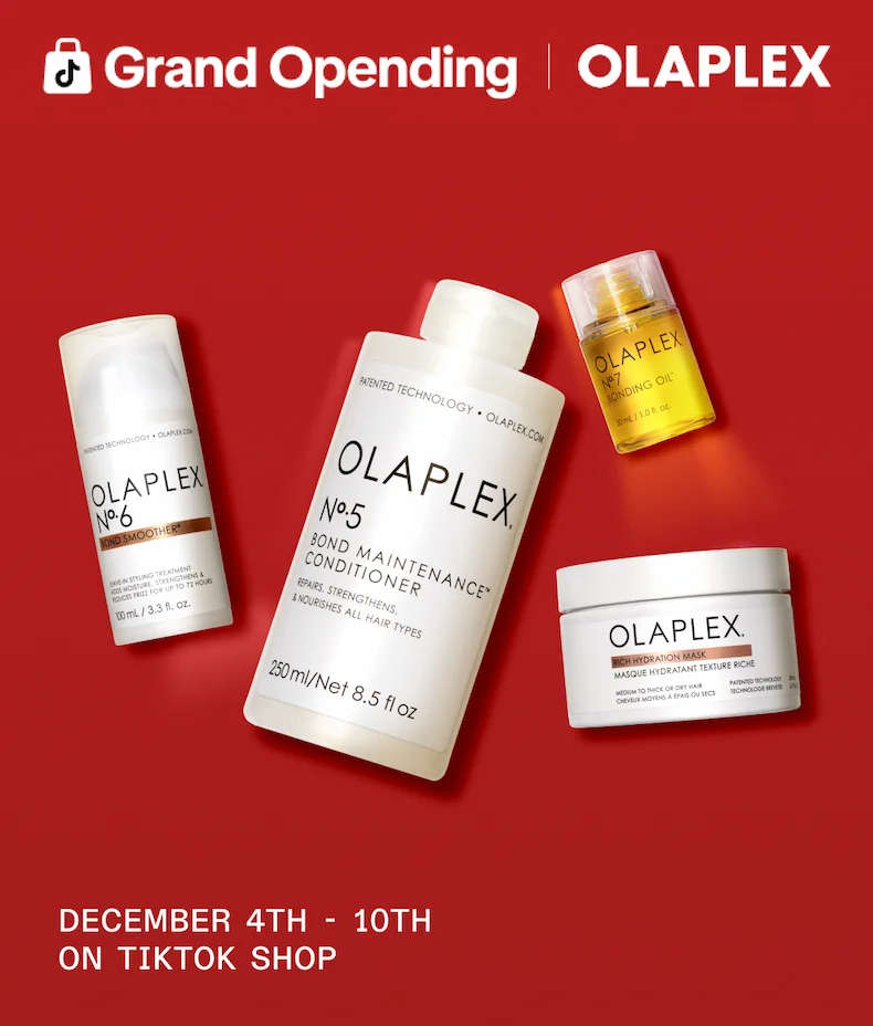 Olaplex Tik Tok Shop Grand Opening