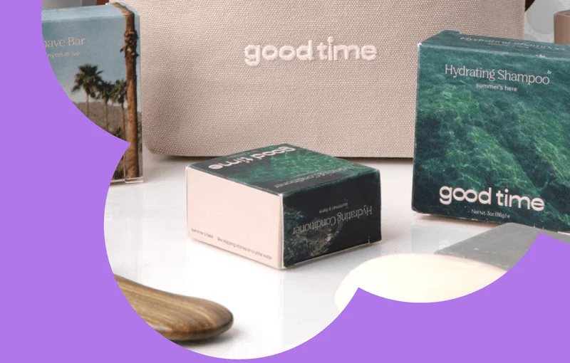Good Time Hydrating Conditioner, Hydrating Shampoo, and Shave Bar