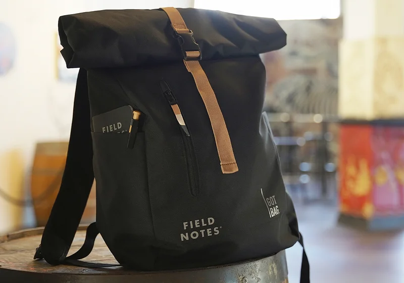 Pitch Black Rolltop Backpack