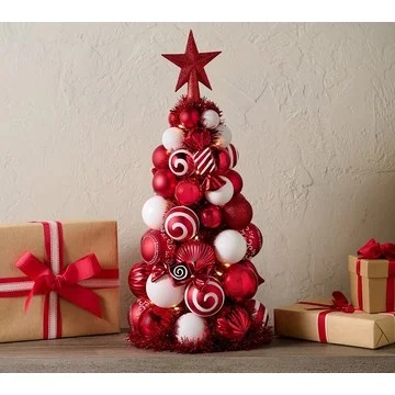 Kringle Express 24" Lit Shatterproof Ornament Tree