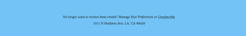 Manage Preferences