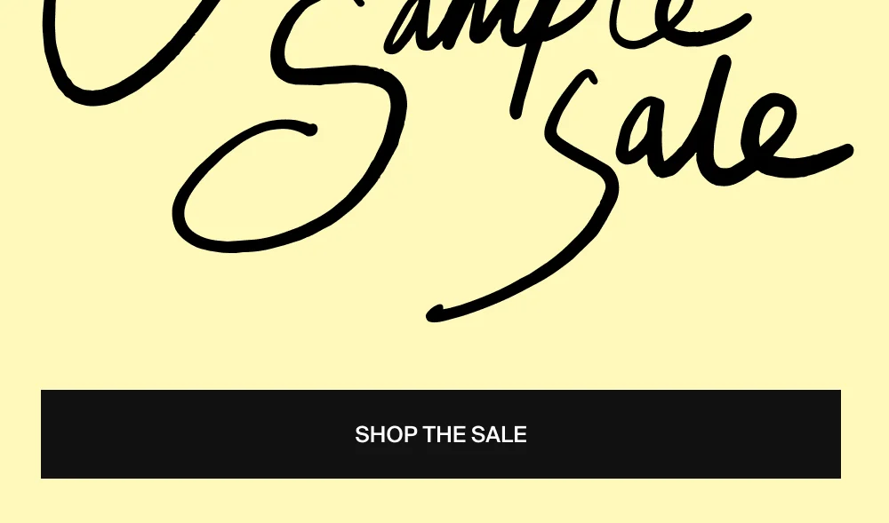 Shop Online Sample Sale