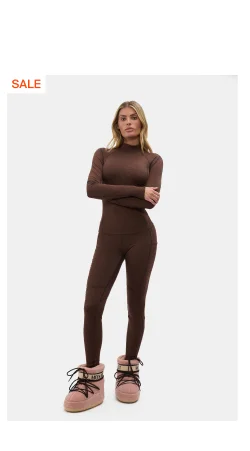 Shop Hallie Legging in Spiked Cocoa