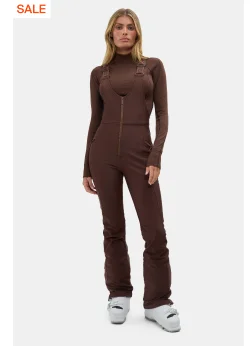 Shop Isabel Bib Pant in Spiked Cocoa