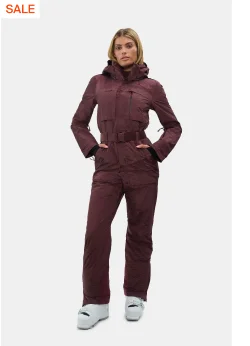 Shop Murphy Ski Suit in Glazed Cherry