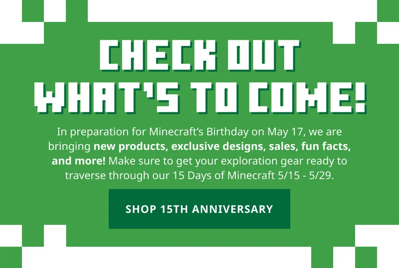 Shop 15th Anniversary