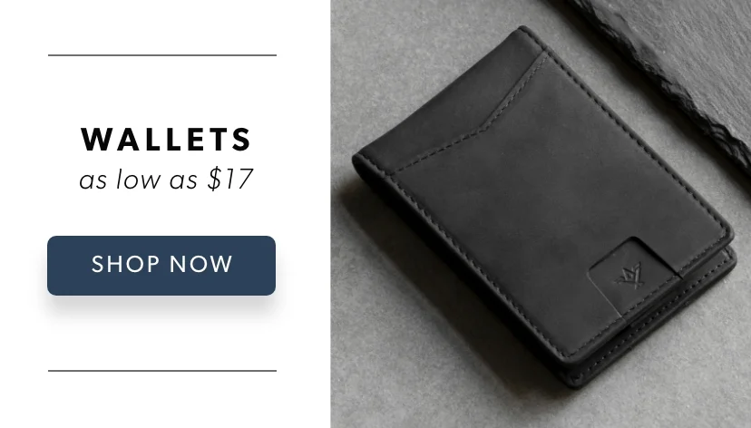 WALLETS as low as $20 WALLETS as low as $20