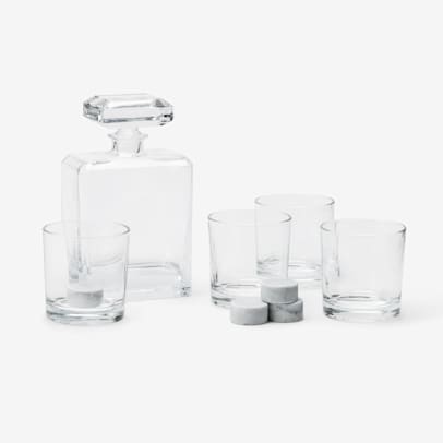 Chateau 9 Piece Whiskey Decanter Set