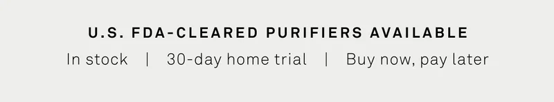 U.S. FDA-Cleared Purifiers Available