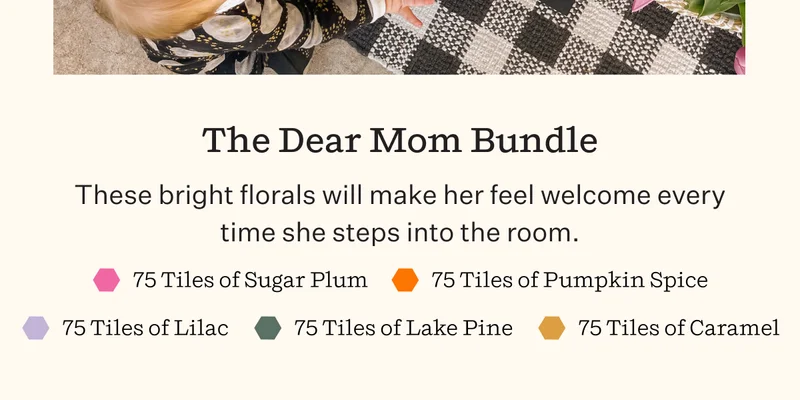 The Dear Mom Bundle | These bright florals will make her feel welcome every time she steps into the room