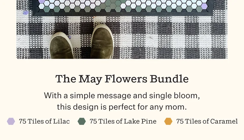 The May Flowers Bundle | With a simple message and single bloom, this design is perfect for any mom.