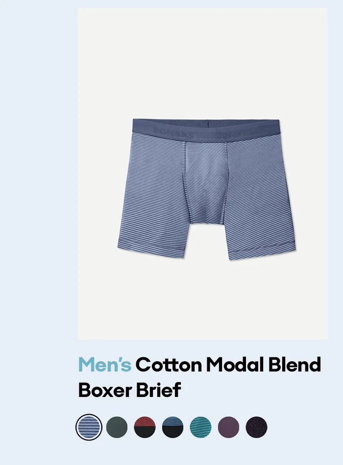 Men’s Cotton Modal Blend Boxer Brief