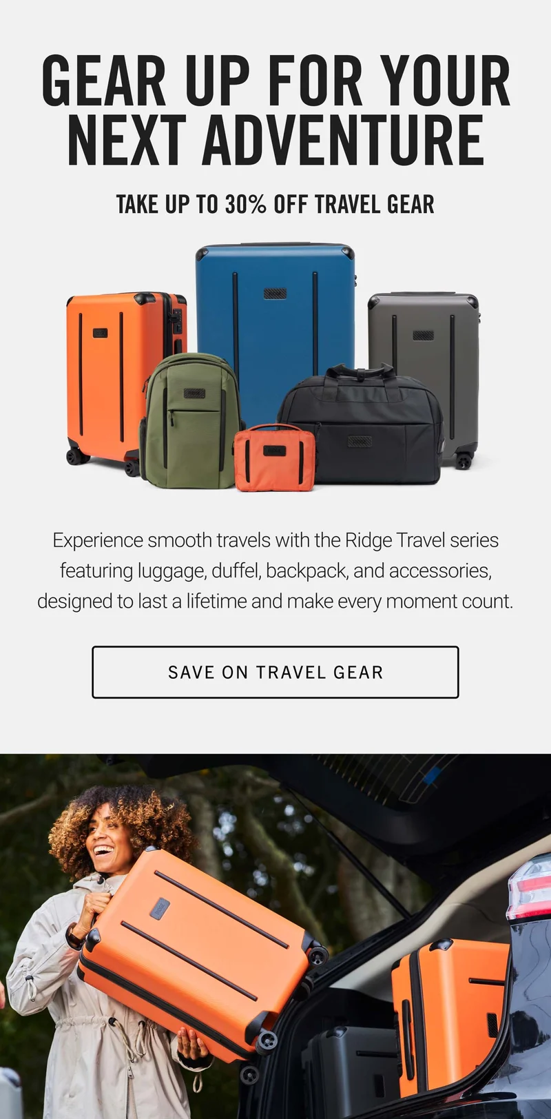 Save on Travel Gear