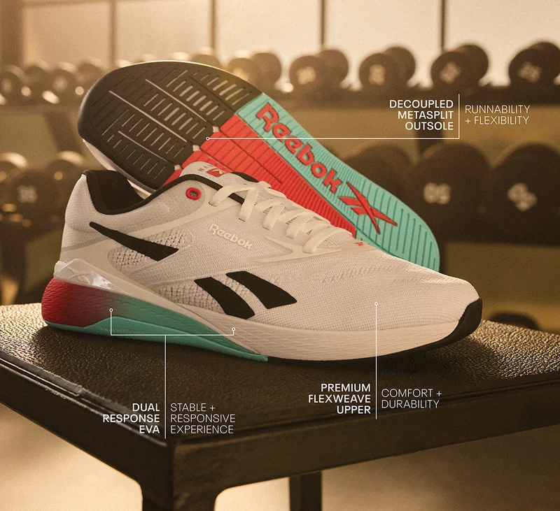 Nano X5 Technology Improvements | Dual Response EVA: Stable + Responsive Experience | Decoupled MetaSplit Outsole: Runnability + Flexibility | Premium Flexweave Upper: Comfort + Durability