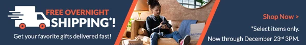 Free Overnight Shipping | Shop Now