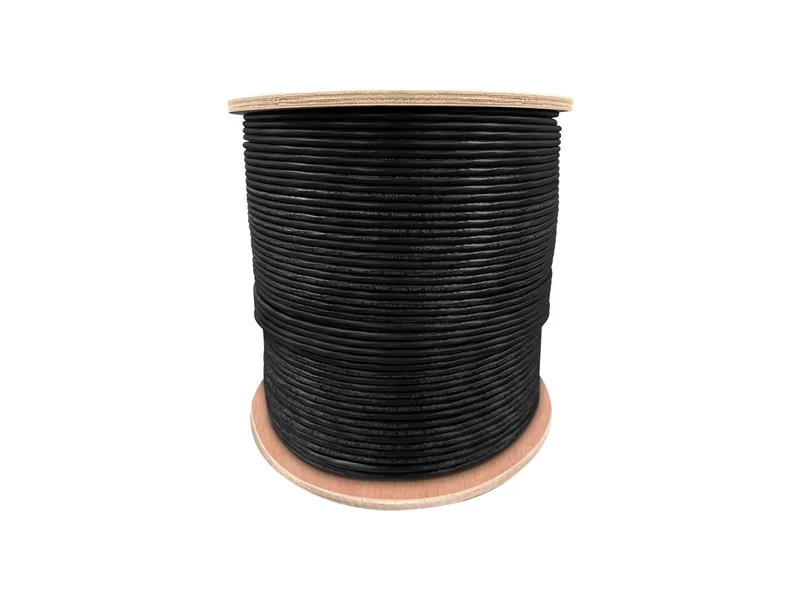 Cat6A&nbsp;CMR Bulk&nbsp;Ethernet&nbsp;Cable, 23AWG, Spool in Box, Flame-Retardant