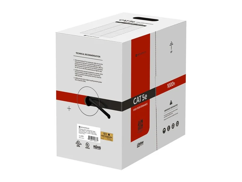 Cat5e CMR Bulk Ethernet Cable, 24AWG, REELEX II™ Pull Box