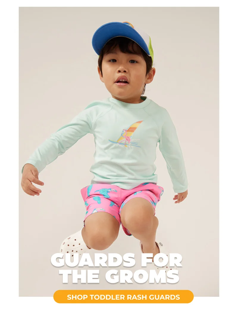 GUARDS FOR THE GROMS: Shop Toddler Rash Guards