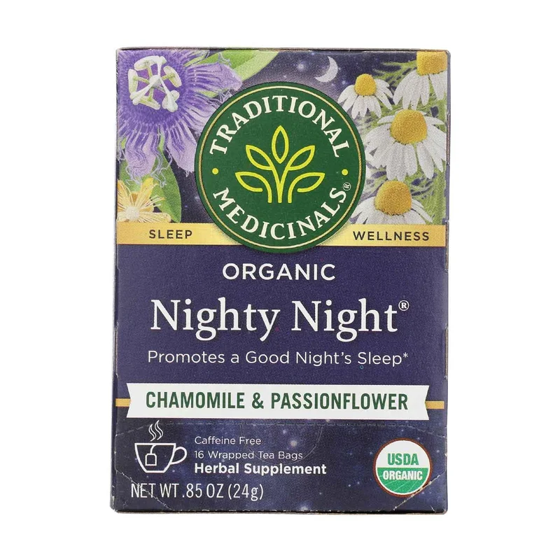 Organic Tea, Nighty Night, Chamomile & Passionflower, 0.85 Oz