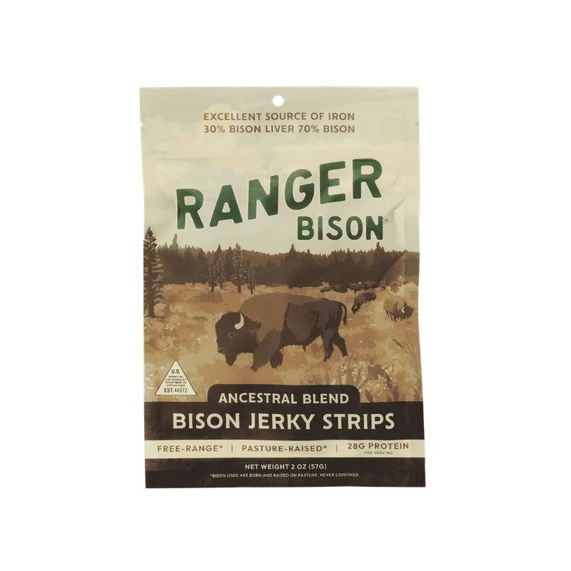Image of Ranger Bison Jerky | Ancestral Blend (Pack)