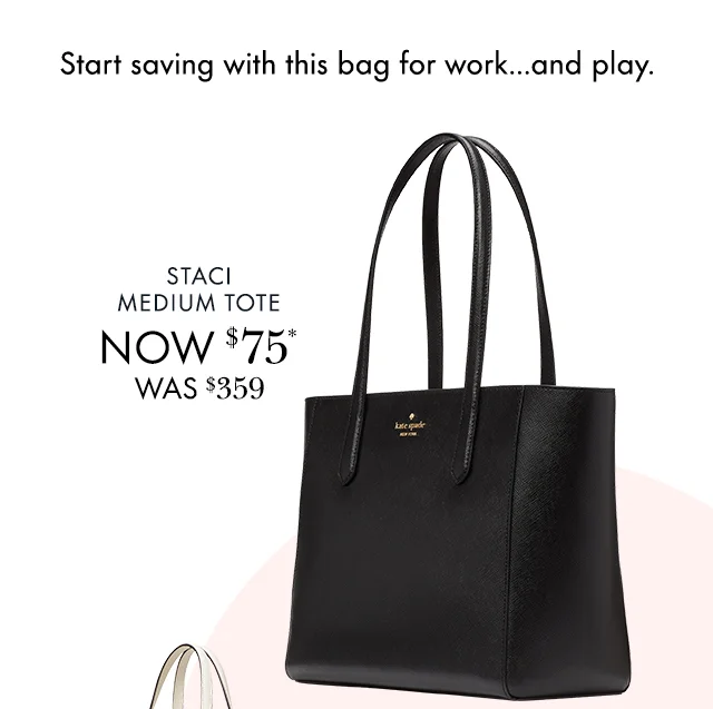 Start saving with this bag for work...and play.