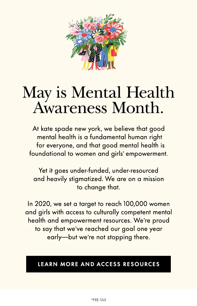 May is Mental Health Awareness Month.