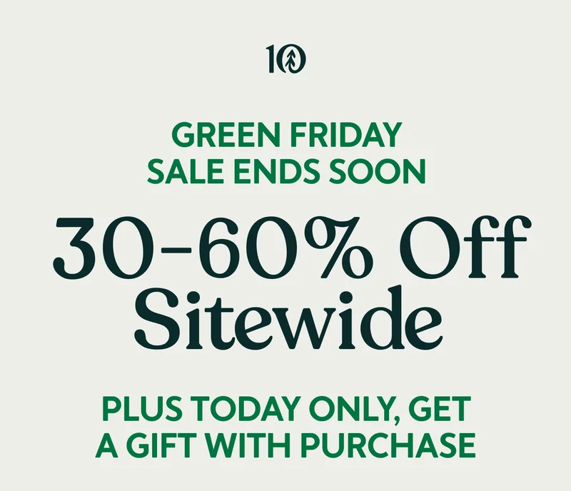 Green Friday Sale Ends Soon - 30-60% off sitewide