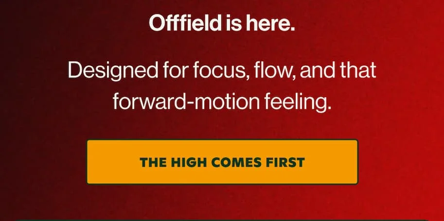 Offfield is here: Designed for focus, flow, and that forward-motion feeling.