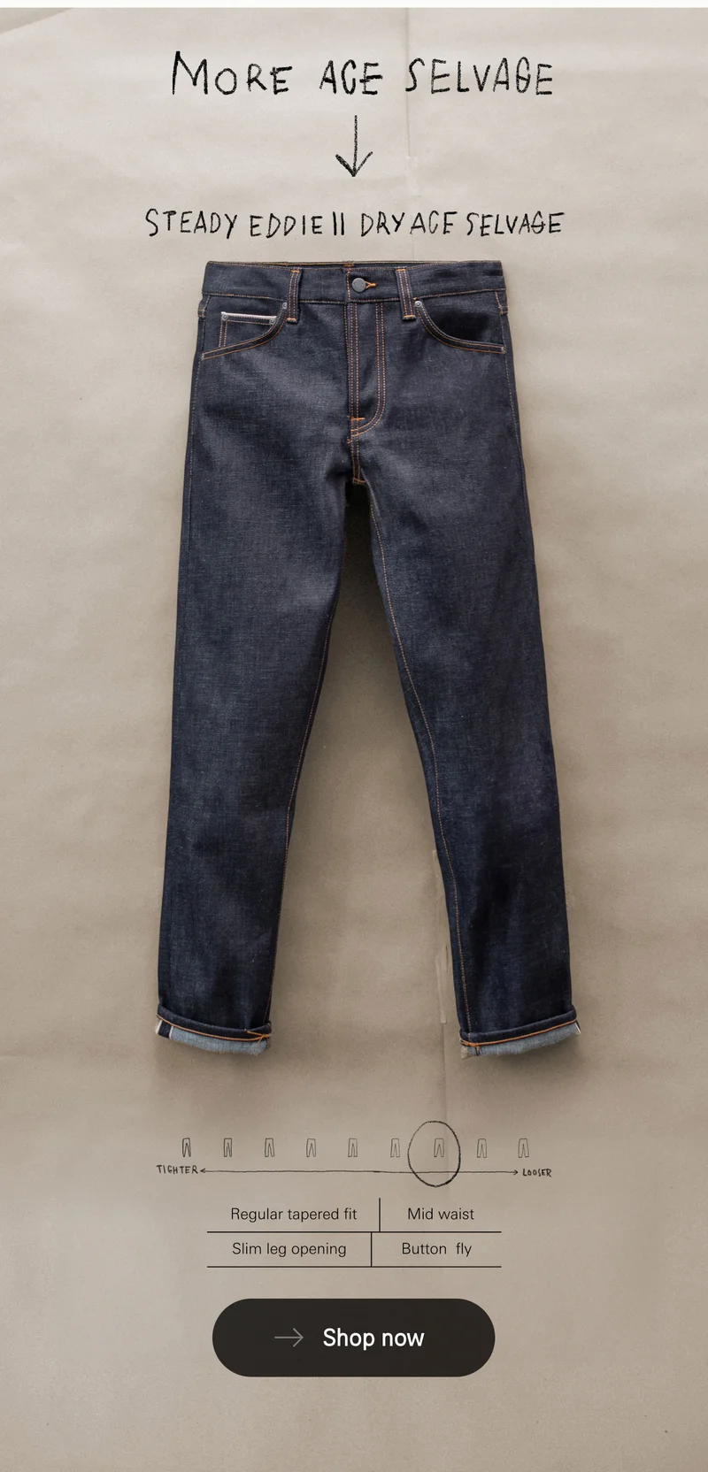 Steady Eddie II Dry Ace Selvage