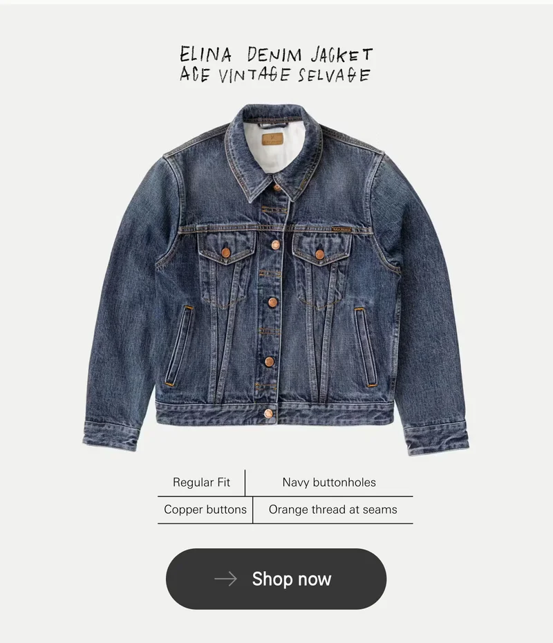 Elina Denim Jacket Ace Vintage Selvage