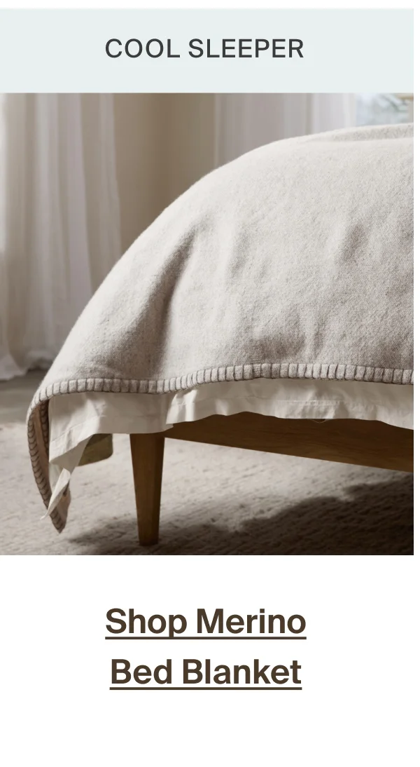 Shop Merino Bed Blanket