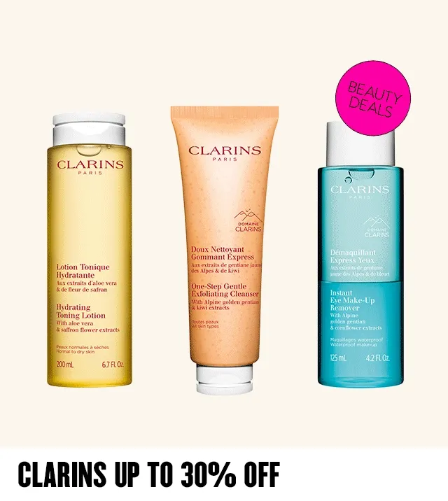 Toner, cleanser and makeup remover.