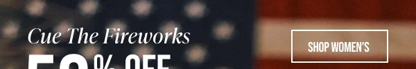 Up to 50% off Sitewide Shop Women's