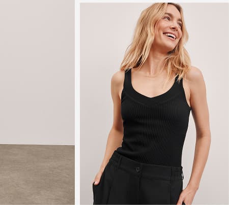 Status Wide Leg Trouser in Black