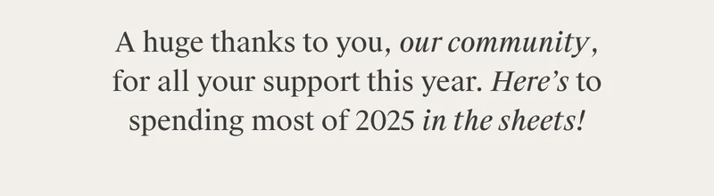 A huge thanks to you, our community!