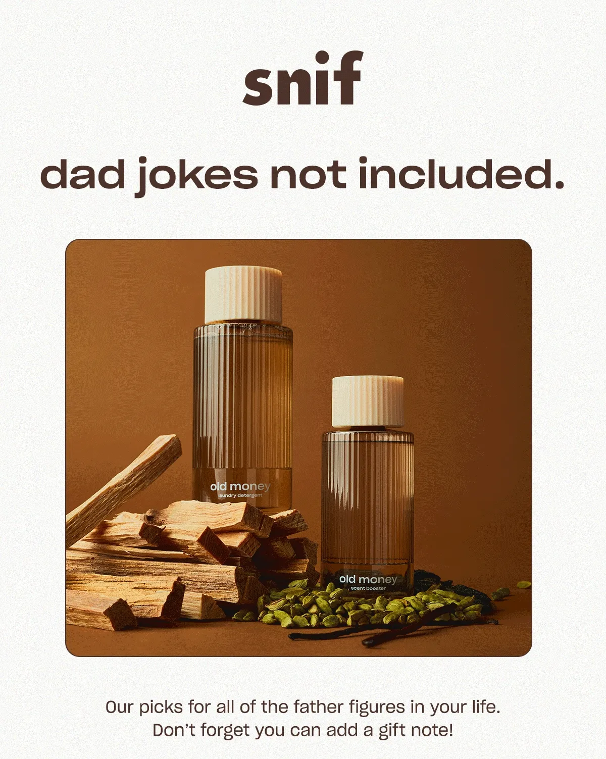 Our picks for all of the father figures in your life. Don’t forget you can add a gift note!
