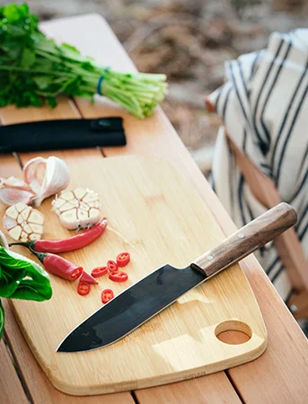 SOLUPPGÅNG knife, black