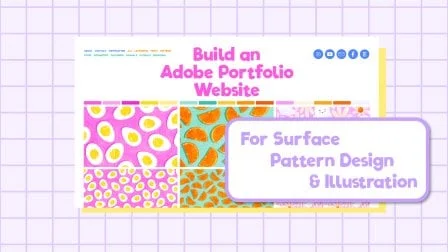 Build an Adobe Portfolio Website for Surface Pattern Design and Illustration