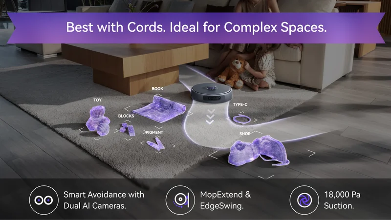 Best with Cords. Ideal for Complex Spaces.
