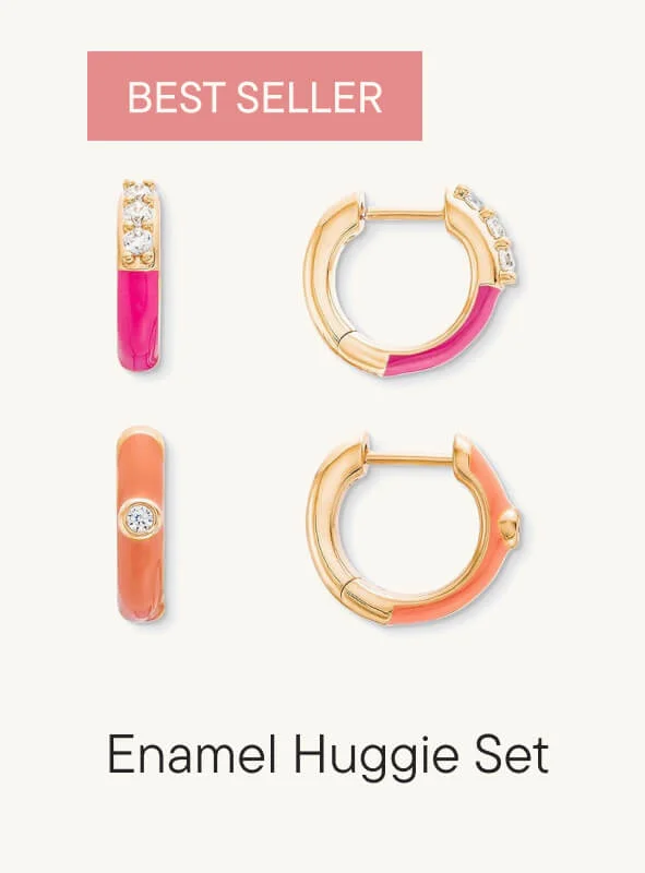 Enamel Huggie Set