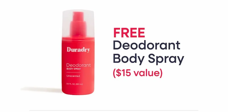 Free Deodorant Body Spray