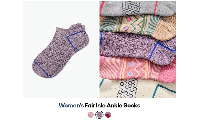 Women's Fair Isle Ankle Socks