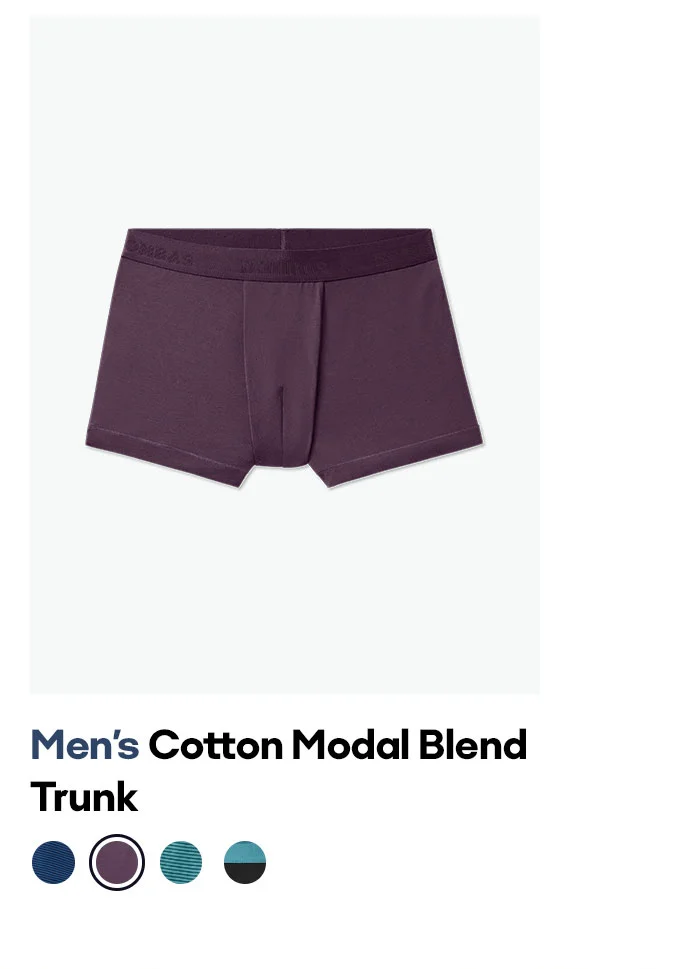 Men's Cotton Modal Blend Trunk